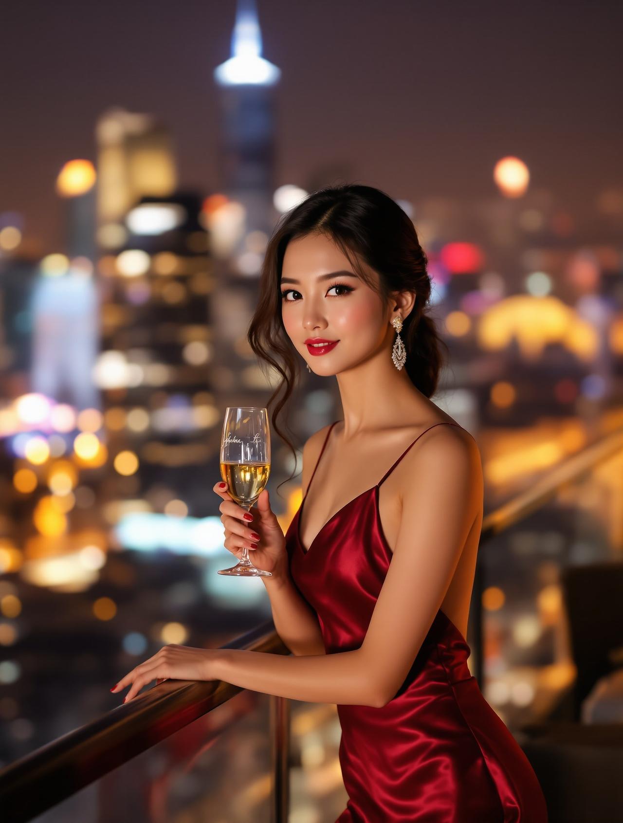 写真图 - 红酒之夜 - 成熟诱惑 - 御姐写真大图